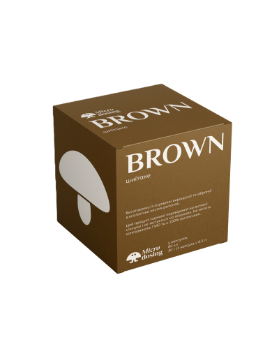 BROWN Шиитаке 60 капсул по 0.4 г