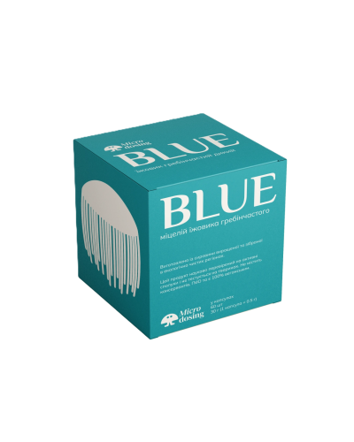 BLUE Міцелій Їжовика гребінчастого, 60 капсул по 0.5 г