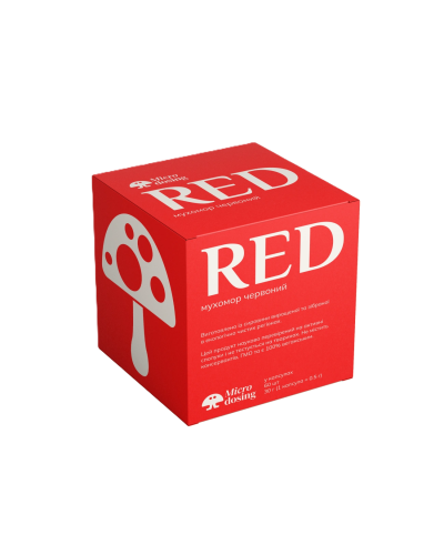 RED Мухомор красный, 60 капсул по 0.5 г