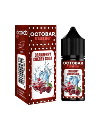 Набор для самозамеса Octobar Fresh&Sour 30 мл 50 мг Cranberry Cherry Soda (Клюква вишня газировка)