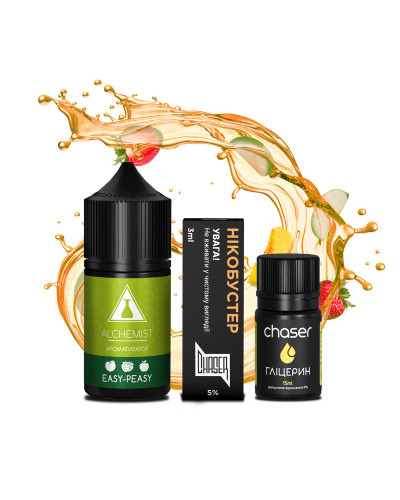 Набір для самозамісу ALCHEMIST FL 30 мл 50 мг "Easy-Peasy" зі смаком тропічний коктейль