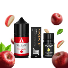 НАБІР ДЛЯ САМОЗАМІСУ ALCHEMIST 30 МЛ 50 МГ RICH APPLE ЗІ СМАКОМ ЯБЛУКА