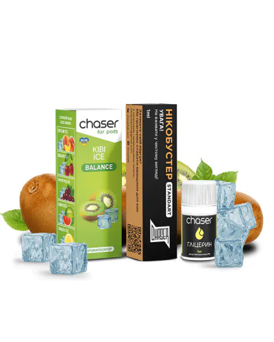 Набор для самозамеса Chaser for pods 10 мл со вкусом Киви Лед