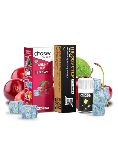 Набор для самозамеса Chaser for pods 10 мл со вкусом Вишня Лед
