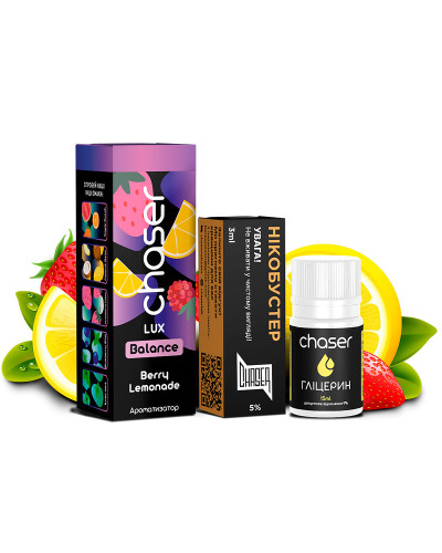 Набор для самозамеса Chaser LUX 30 мл "Berry Lemonade" со вкусом ягодный лимонад