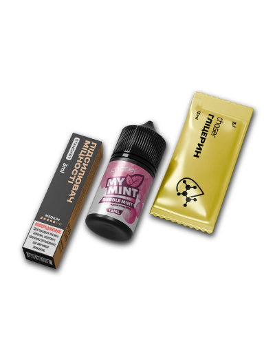 Набор для самозамеса Chaser My Mint 30 мл "Bubble Mint" со вкусом Жвачка мята