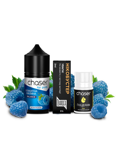 Набор для самозамеса CHASER FOR PODS 30 мл со вкусом голубая малина