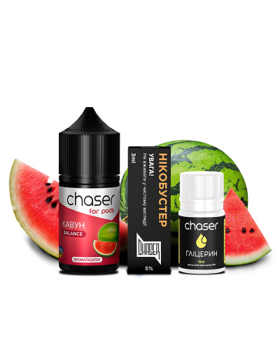 Набір для самозамісу CHASER FOR PODS 30 мл зі смаком кавун