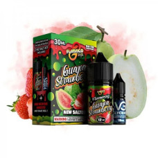 НАБОР ДЛЯ САМОЗАМЕСА FLAMINGO 30 МЛ 50 МГ GUAVA STRAWBERRY СО ВКУСОМ ГУАВЫ И КЛУБНИКИ