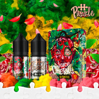 Набір для самозамісу In Bottle Salt Puzzle 30 мл 50 мг "Cherry Juice" зі смаком вишневий сік