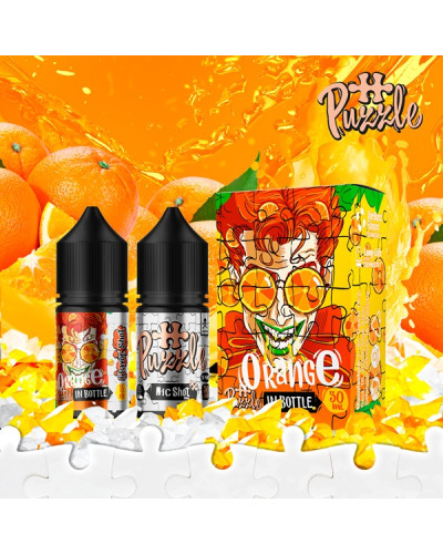 Набор для самозамеса In Bottle Salt Puzzle 30 мл 50 мг "ORANGE" со вкусом апельсина
