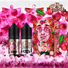 Набор для самозамеса In Bottle Salt Puzzle 30 мл 50 мг "PINK BERRY" со вкусом малина клубника земляника