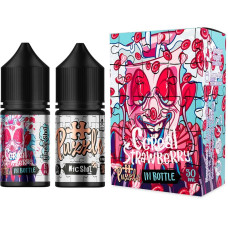 Набор для самозамеса In Bottle Salt Puzzle 30 мл 50 мг "STRAWBERRY CEREAL" со вкусом клубники и хлопьев 