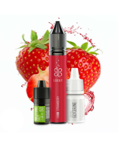 Набір для самозамісу Lucky 30 мл 50 мг "Strawberry" зі смаком полуниця