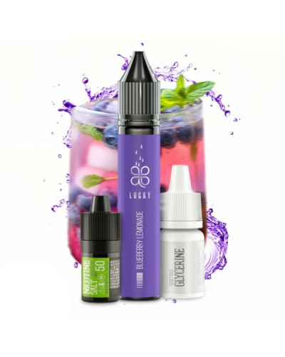 Набор для самозамеса Lucky 30 мл 50 мг "Blueberry Lemonade" со вкусом черничный лимонад