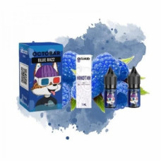 НАБОР ДЛЯ САМОЗАМЕСА OCTOBAR NFT 10 МЛ 50 МГ BLUE RAZZ СО ВКУСОМ ГОЛУБОЙ МАЛИНЫ