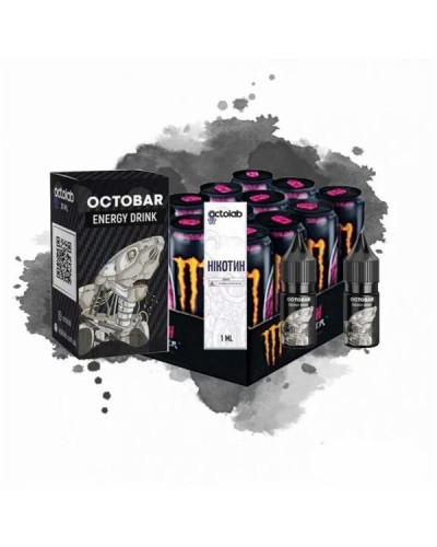 НАБОР ДЛЯ САМОЗАМЕСА OCTOBAR NFT 10 МЛ 50 МГ ENERGY DRINK СО ВКУСОМ ЭНЕРГЕТИКА
