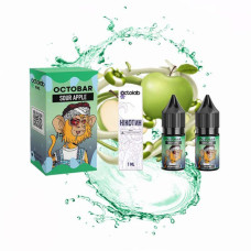 Набор для самозамеса OCTOBAR NFT 10 мл 50 мг "Sour Apple" со вкусом кислого яблока