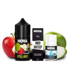 НАБІР ДЛЯ САМОЗАМІСУ NOVA 30 МЛ 50 МГ APPLE MIXED ЗІ СМАКОМ ЯБЛУК