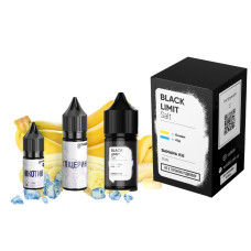 Набор для самозамеса Octobar Black Limit 30 мл 50 мг Banana Ice (банан лед)