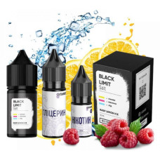 Набор для самозамеса Octobar Black Limit 30 мл 50 мг Raspberry Lemon Ice (малина лимон лед)