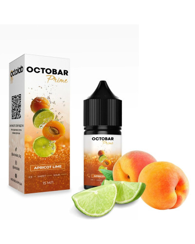 Набор для самозамеса Octobar Prime 30 мл 50 мг "Apricot Lime" со вкусом абрикос лайм