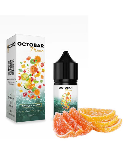 Набор для самозамеса Octobar Prime 30 мл 50 мг "Citrus Candy" со вкусом цитрусы конфета