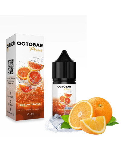 Набор для самозамеса Octobar Prime 30 мл 50 мг "Sicilian Orange" со вкусом сицилийский апельсин