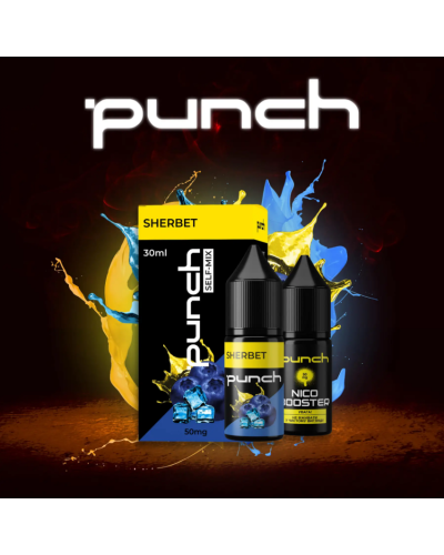 Набор для самозамеса Punch 30 мл "Sherbet" со вкусом сорбет черника лимон