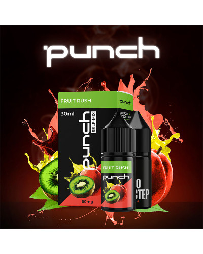 Набор для самозамеса Punch 30 мл "Fruit Rush" со вкусом киви персик лимон
