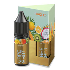 Набор для самозамеса Vape Shot 15 мл 50 мг "Tropiс" со вкусом манго киви драгонфрукт