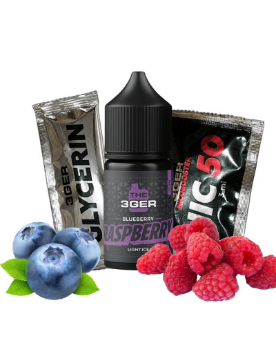 Набор для самозамеса THE 3Ger 30 мл 50 мг Blueberry Raspberry (Черника малина)