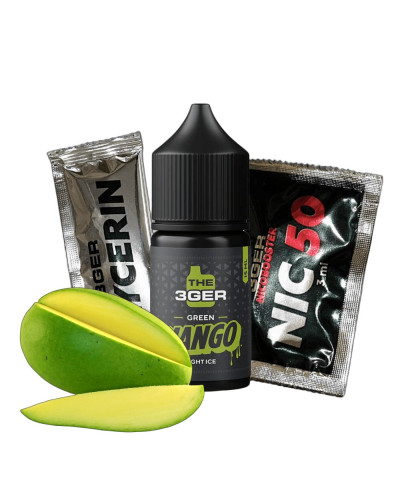 Набор для самозамеса THE 3Ger 30 мл 50 мг Green Mango (Зеленое манго)