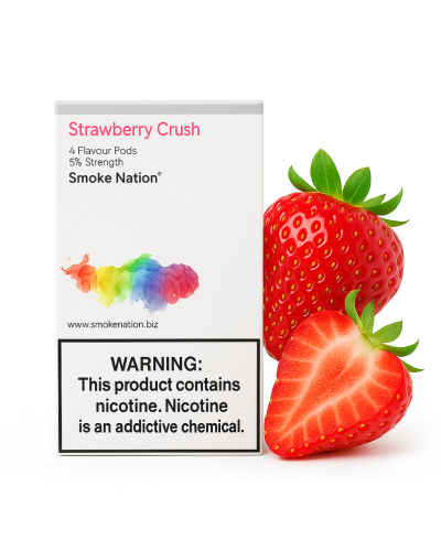 Картриджи JUUL 1 Strawberry Crush (клубника) 50мг (5%) Smoke Nation