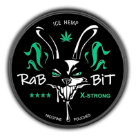 Снюс RABBIT  Ice Hemp  150 mg (Конопля Лед)