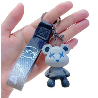 Брелок для ключей Fashion "Teddy Bear" (серый)