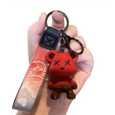 Брелок для ключей Fashion "Teddy Bear" (красный)