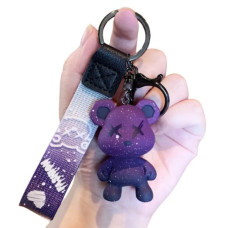 Брелок для ключей Fashion "Teddy Bear" (фиолетовый)