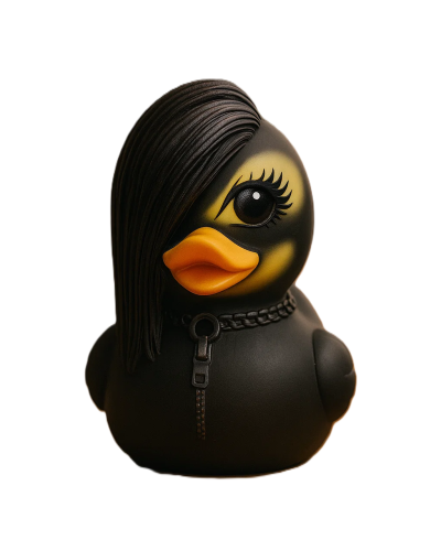 Cool Duck Чорне каченя у стилі панк-емо