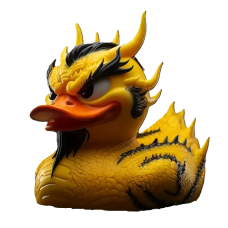 Cool Duck Желтый утенок китайский дракон