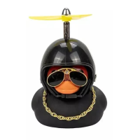 Cool Duck Черное утенок в шлеме "Черная восьмерка"