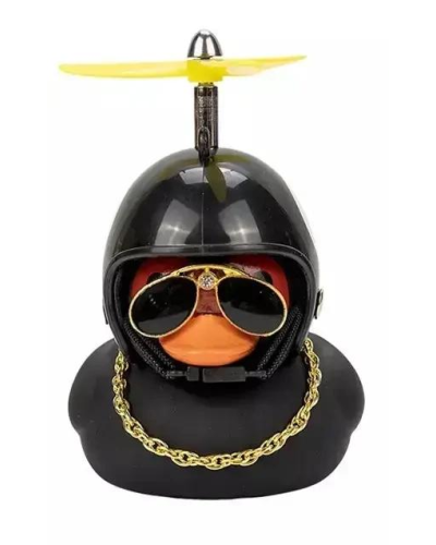 Cool Duck Чорне каченя в шоломі "Чорна вісімка"