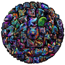 Набор стикеров "Colored Animals" 50 шт
