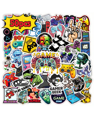 Набор стикеров "Play Game" 50 шт