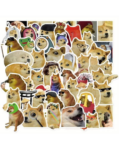 Набор стикеров "Meme Dogs" 50 шт