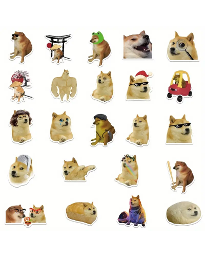 Набор стикеров "Meme Dogs" 50 шт