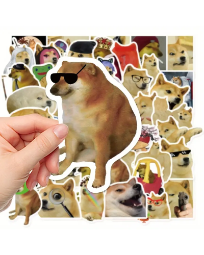Набор стикеров "Meme Dogs" 50 шт