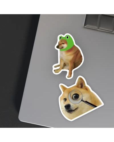 Набор стикеров "Meme Dogs" 50 шт