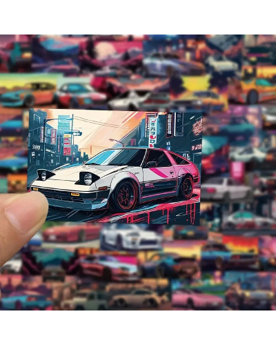 Набор стикеров "Cars" 50 шт