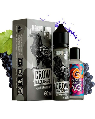 Набор для самозамеса Marvellous Max 60 мл Crow Black Grape (черный виноград)